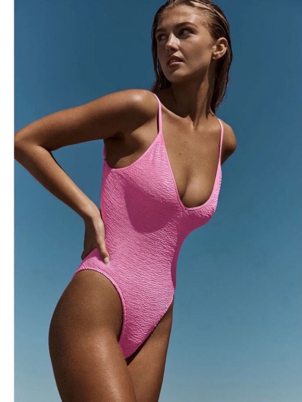 Bond-Eye Elena One-Piece Swimsuit Baby Pink One Size